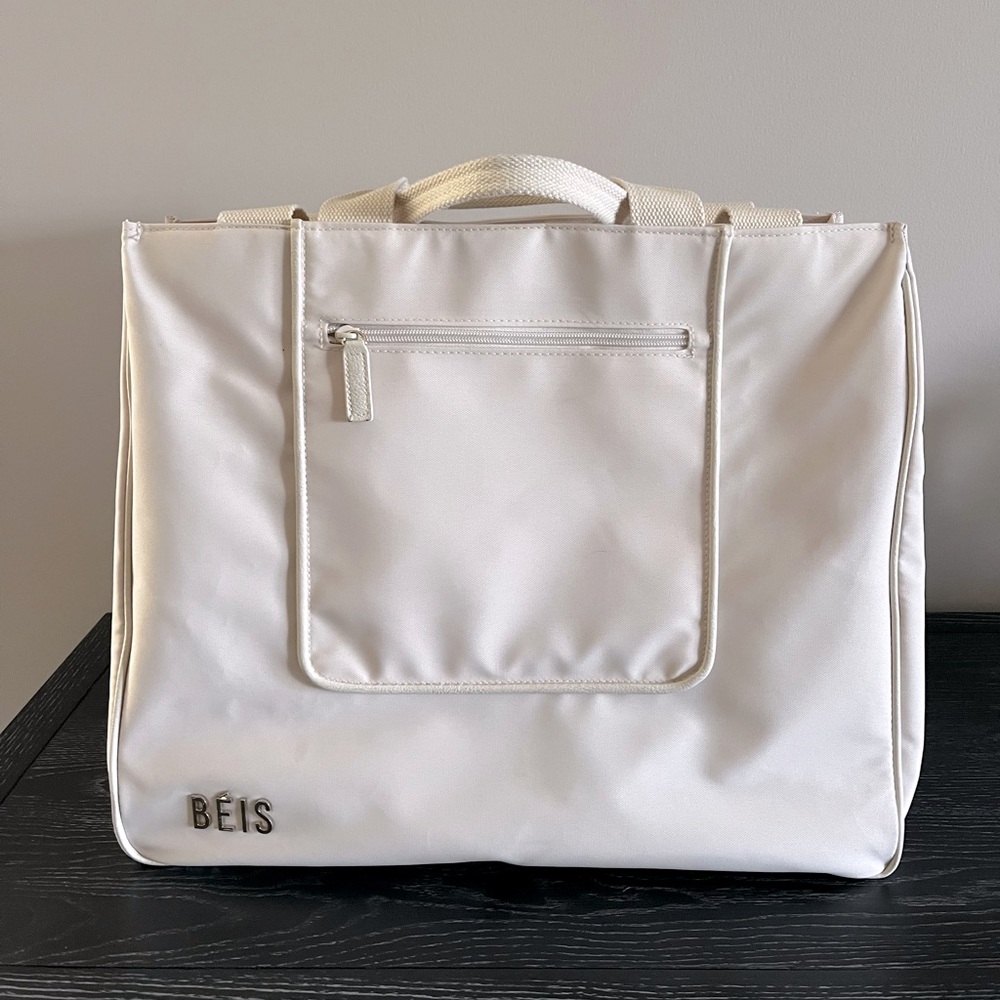 BEIS the East/ West tote in beige